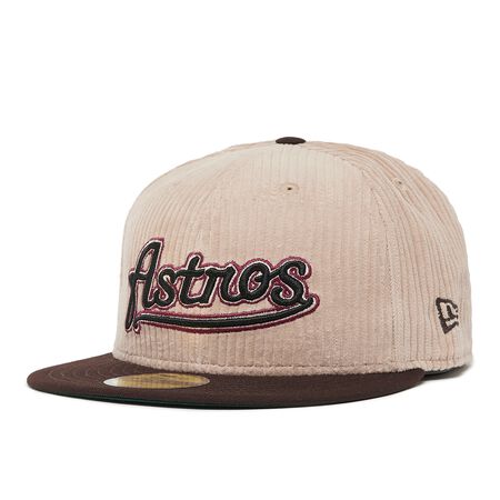 Order New Era Fall Cord Astros Caps Hats solebox from Houston 18727 MBCY braun | 